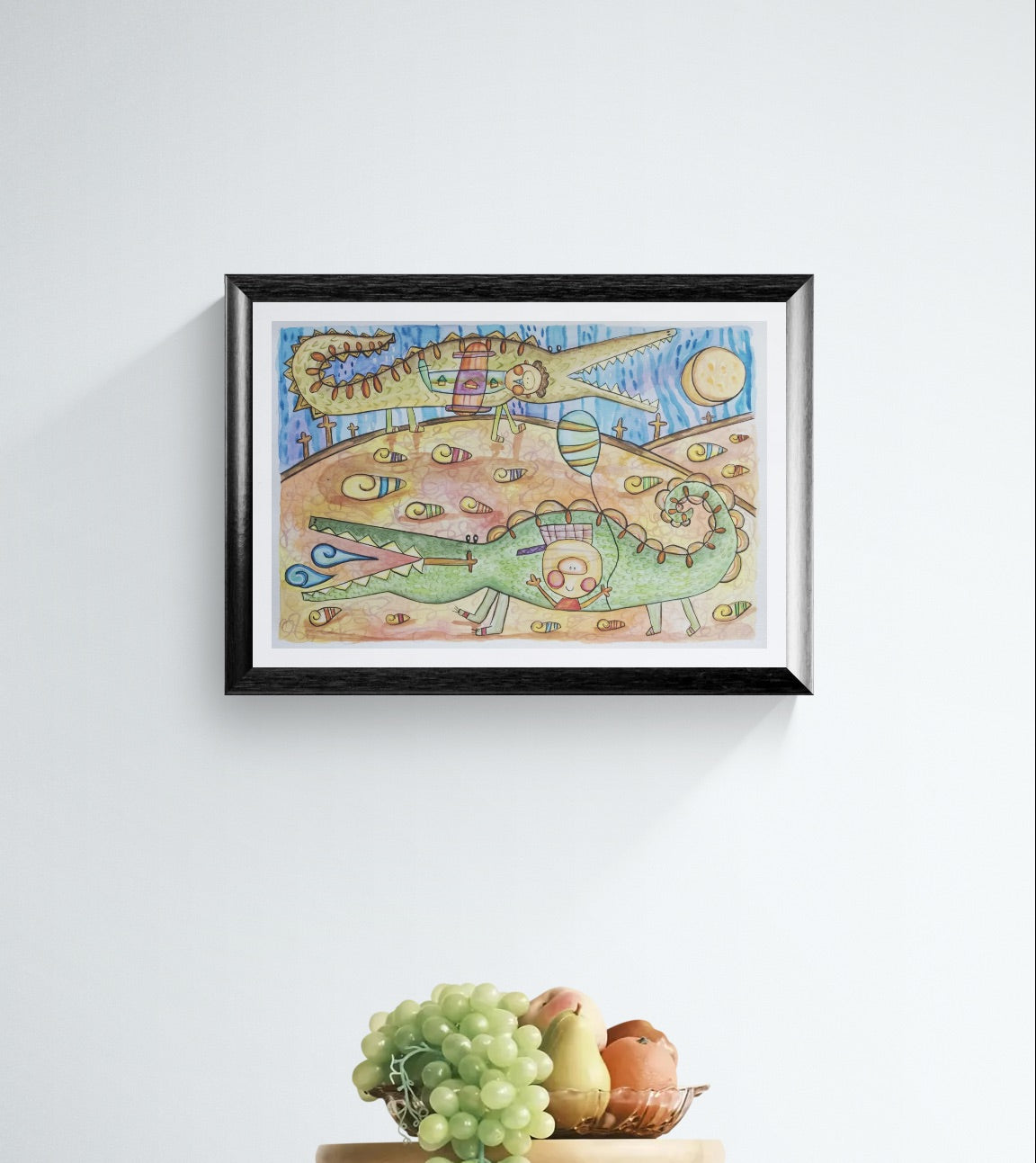 Obra de Arte Original - Juegos de Cocodrilos