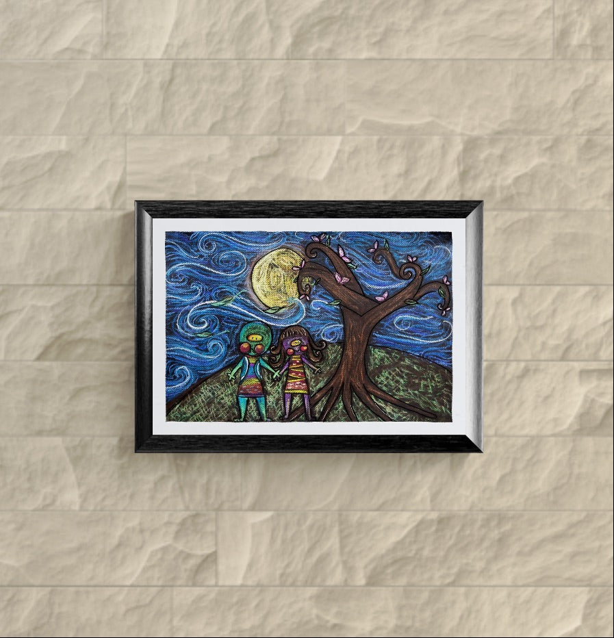 Obra de Arte Original - Los Amantes
