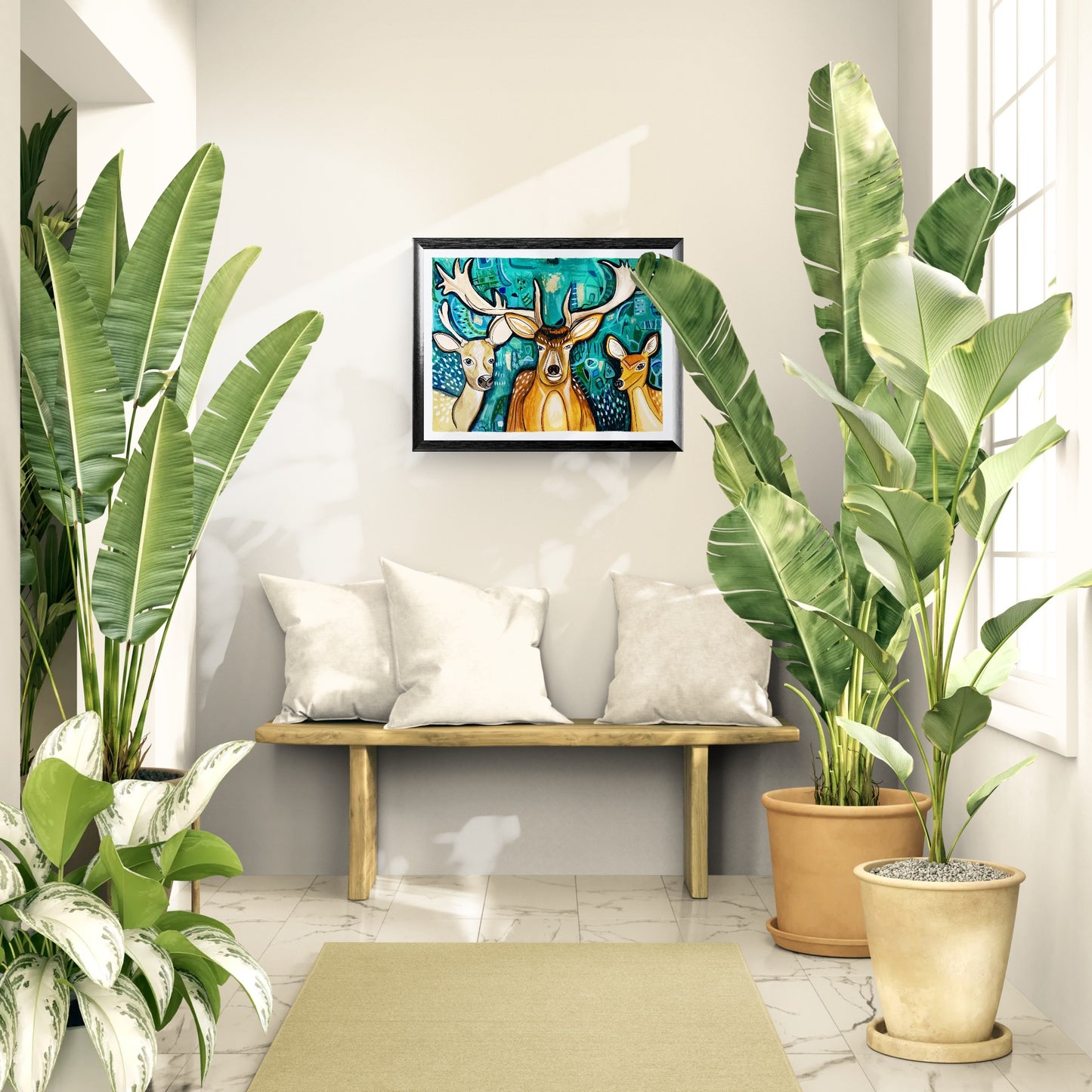 Obras de Arte Original - Queridos Venados