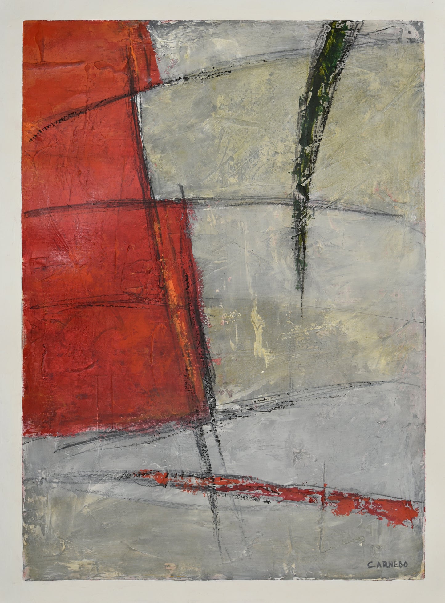 Pintura acrílica - Susurros entre grietas