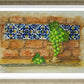 Cuadro decorativo - Talavera azul con uvas