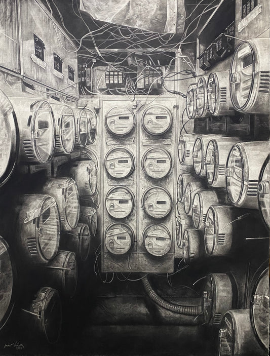 OBRA DE ARTE ORIGINAL  - TIEMPOS OSCUROS
