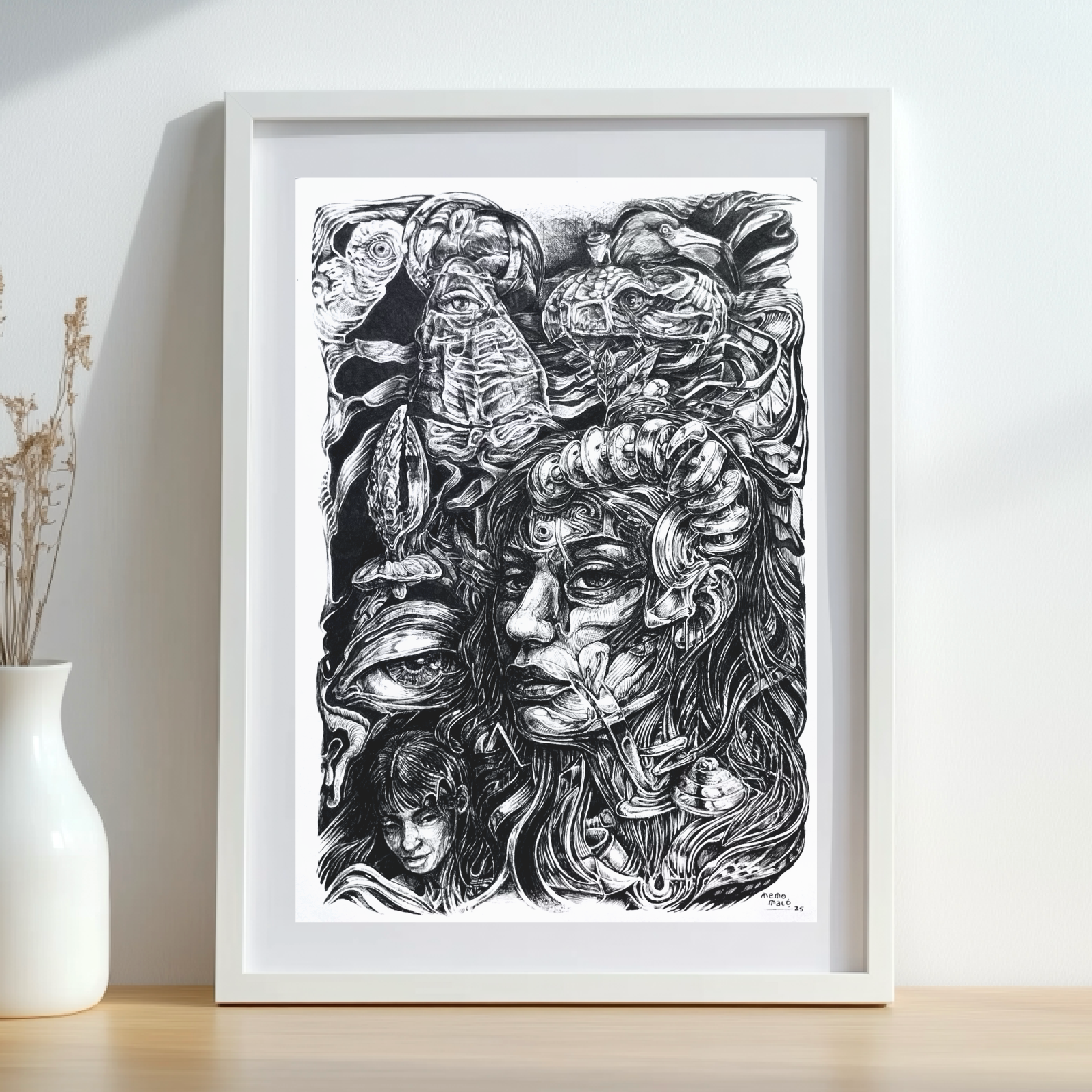 Obra de arte original - TINIEBLAS (VOLUNTAD)