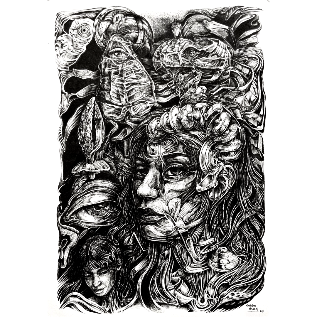 Obra de arte original - TINIEBLAS (VOLUNTAD)