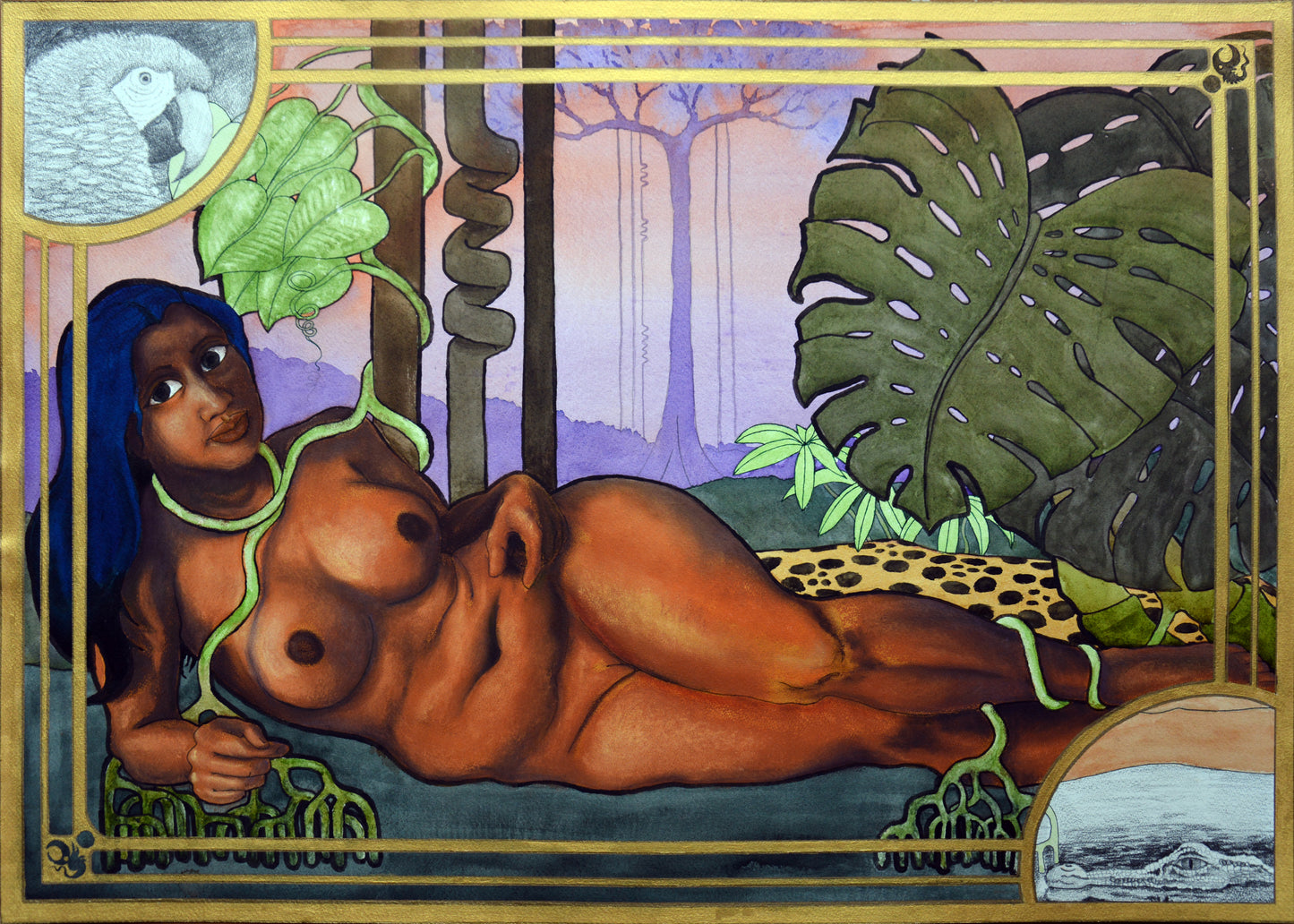 Obra de arte original "La selva"