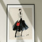 Cuadro decorativo - The Hourglass Silhouette