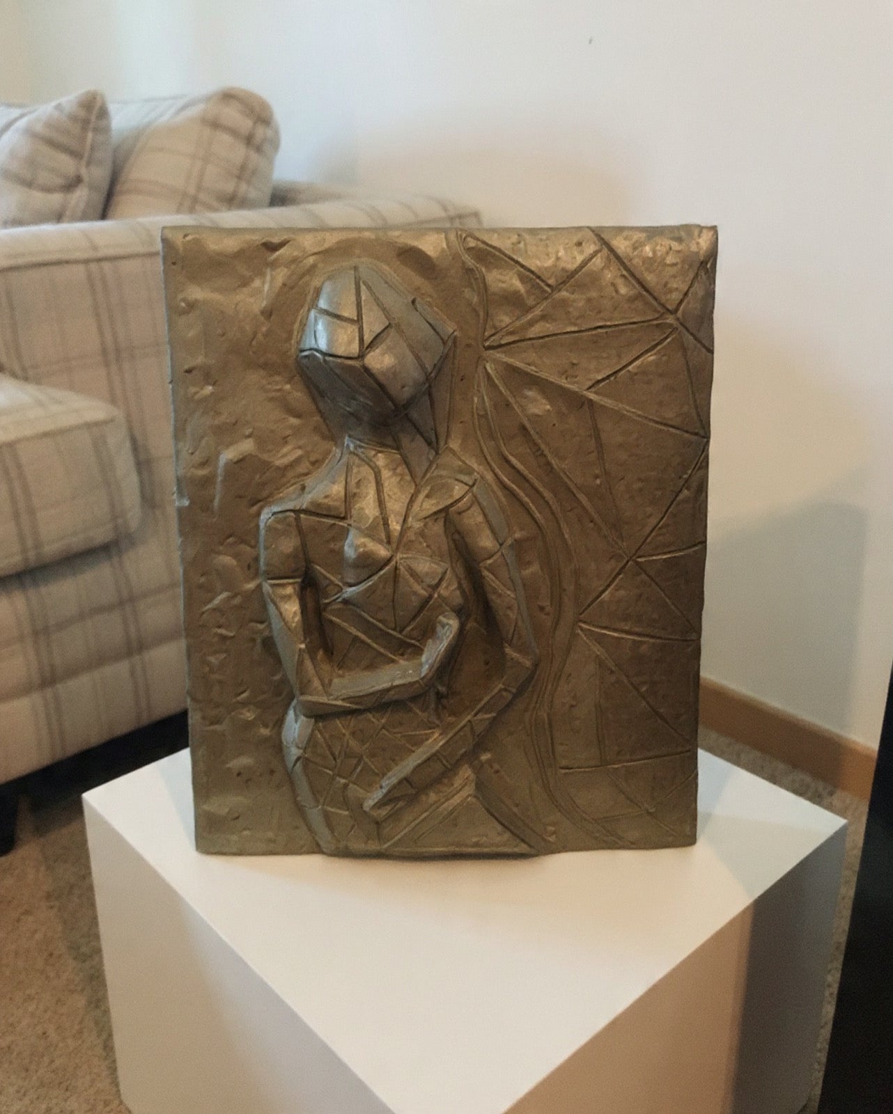 Relieve en Bronce - Triangulado