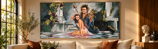 Obra de Arte original - Baco y Ninfa