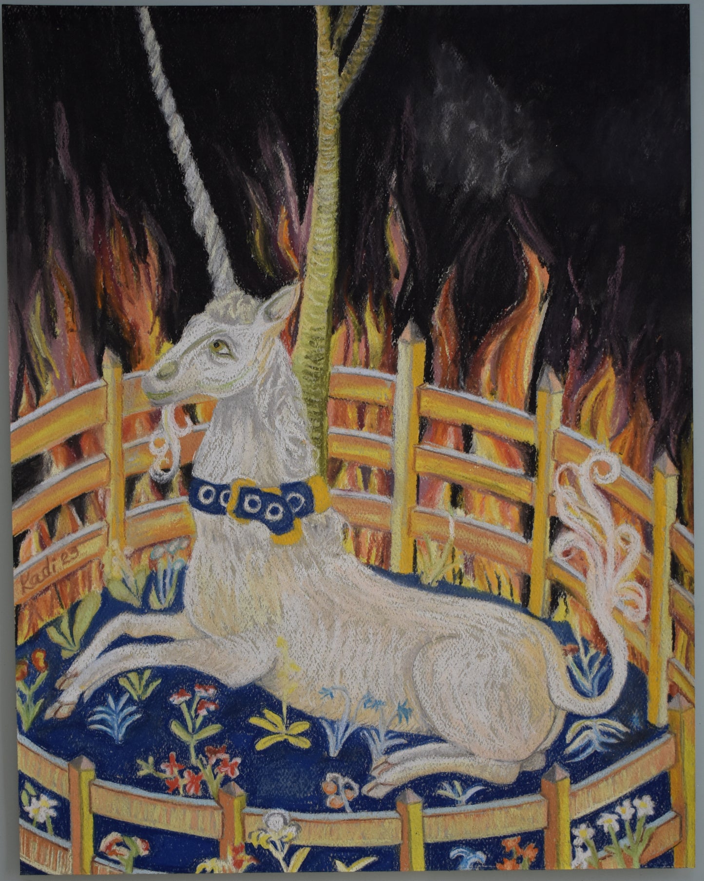 Pintura-El unicornio de hoy