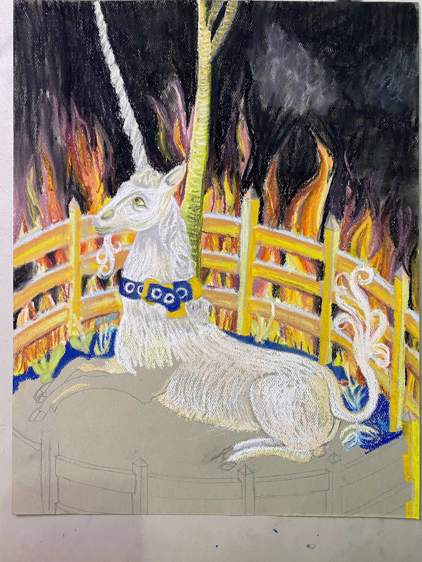 Pintura-El unicornio de hoy
