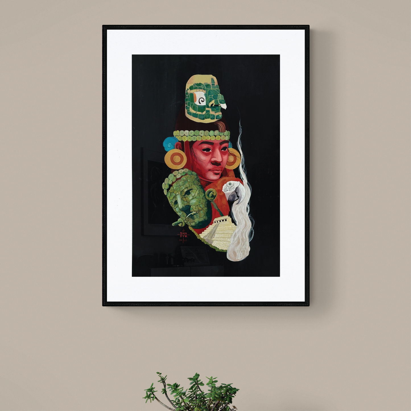 Cuadro artístico - Reina Roja