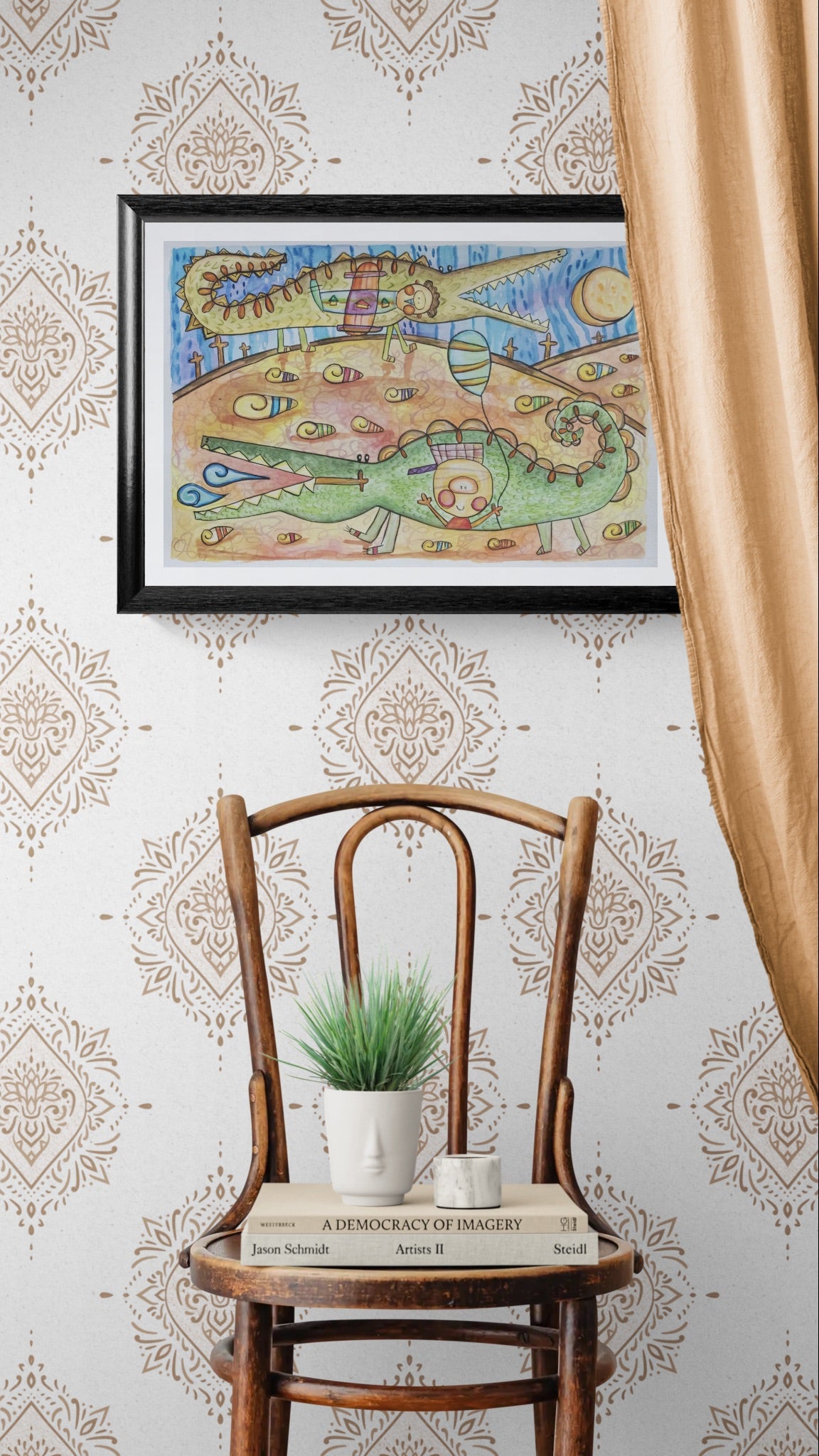 Obra de Arte Original - Juegos de Cocodrilos