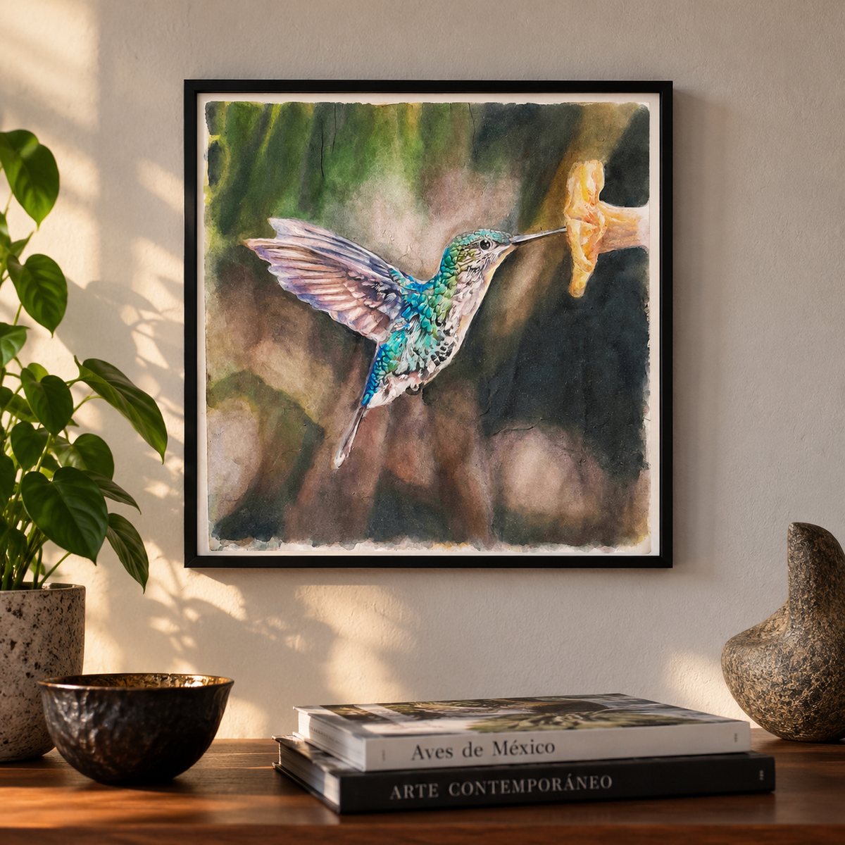 Obra de Arte Original - Colibrí
