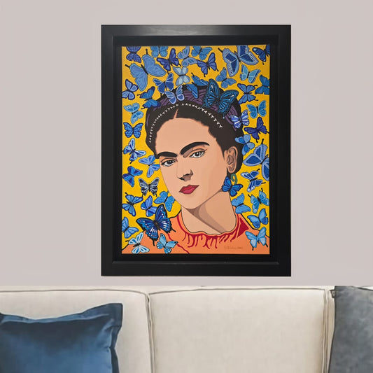 Cuadro artístico - Vuelo Azul