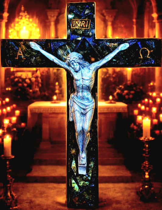 Crusifijo de Labradorita