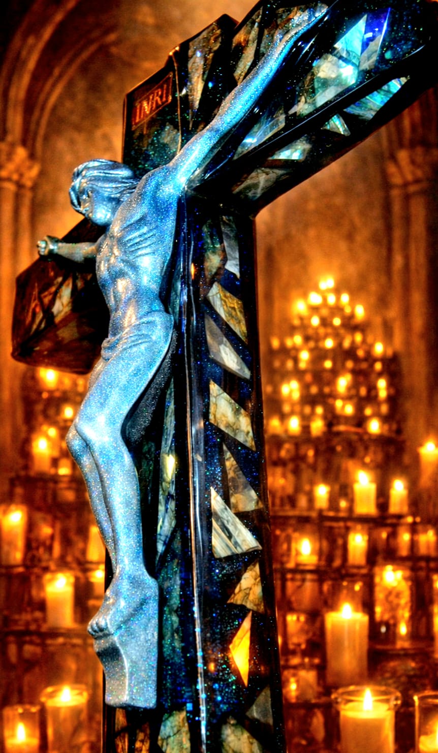 Crusifijo de Labradorita