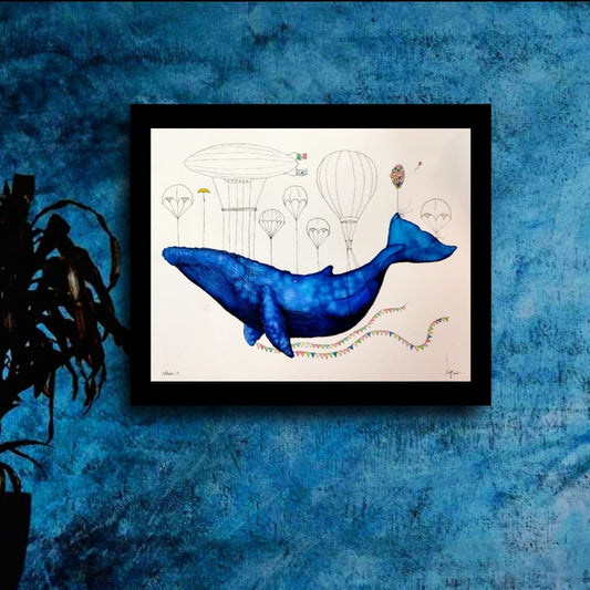 cuadro decorativo - Ballena 9