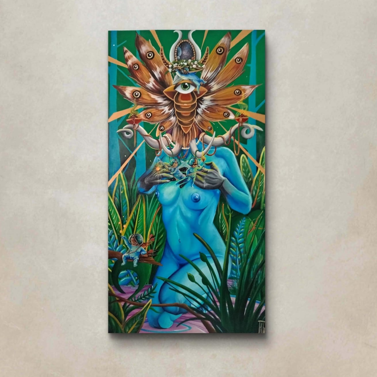 Obra de arte original - La luz amarilla