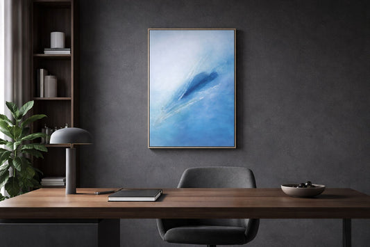 Cuadro abstracto — Luz en tránsito