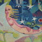 OBRA DE ARTE ORIGINAL "VIAJANDO CON LUNA"