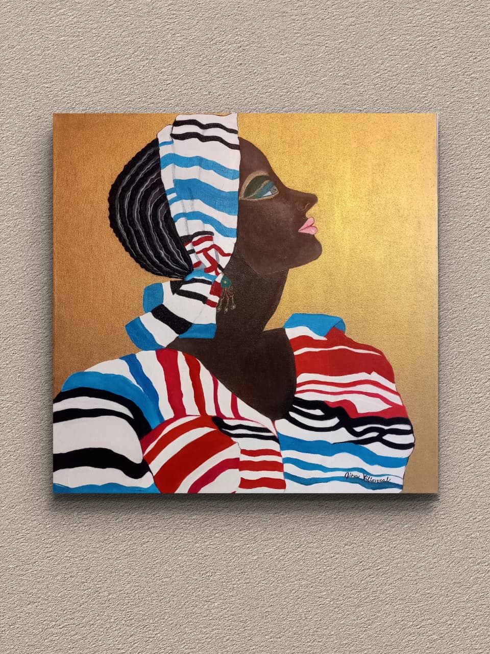 Mujer con pañoleta