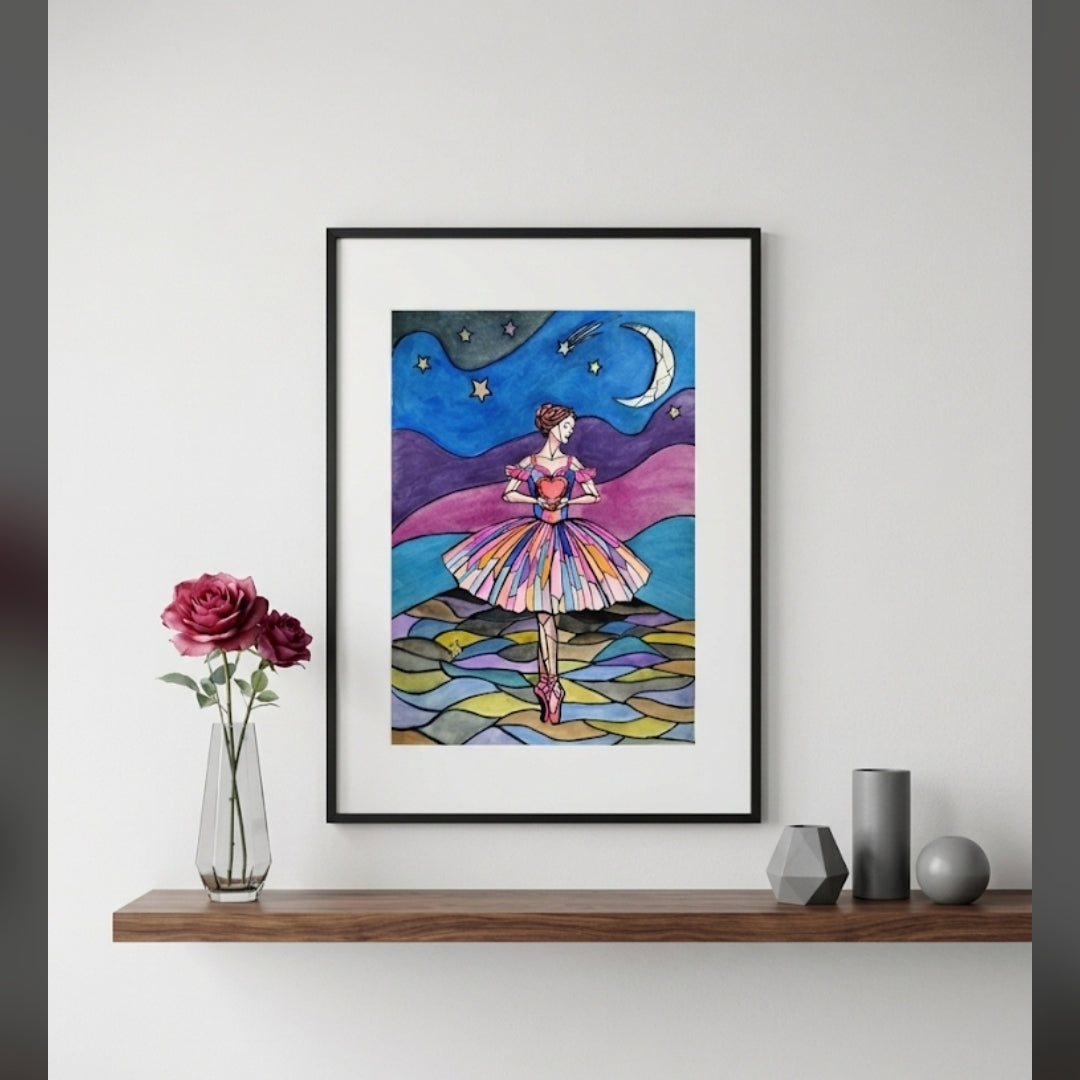 Obra de arte original - Con el corazòn en las manos