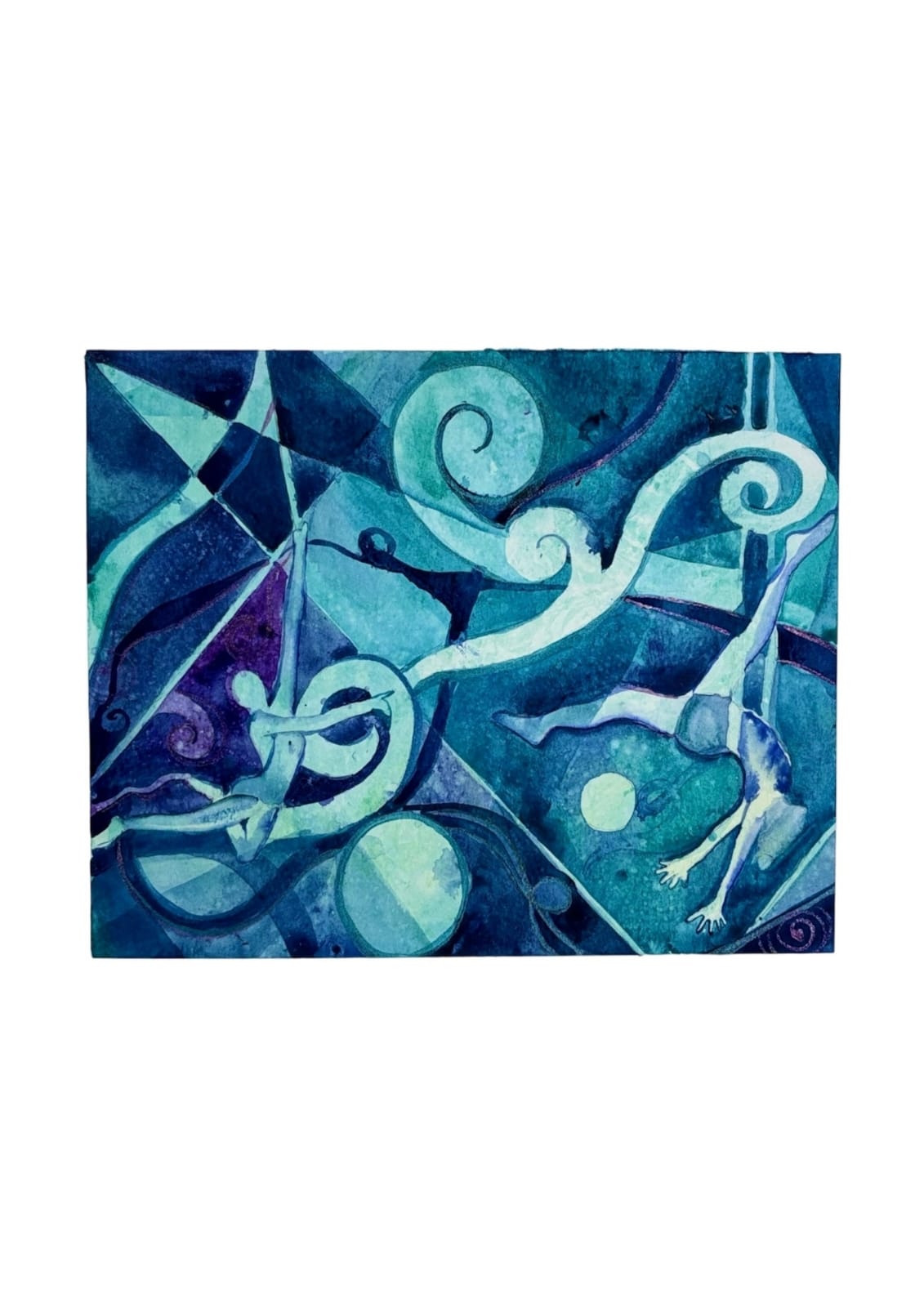 Cuadro Decorativo - Fluir en Azul