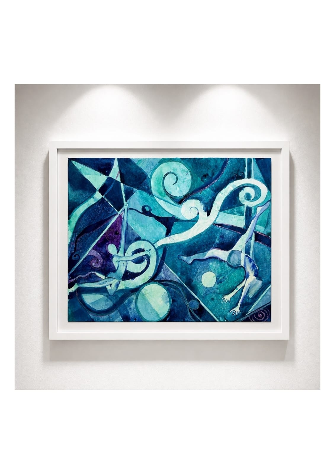 Cuadro Decorativo - Fluir en Azul