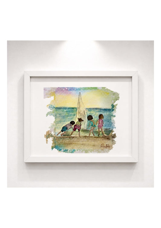 Cuadro Decorativo -Juegos de Mar