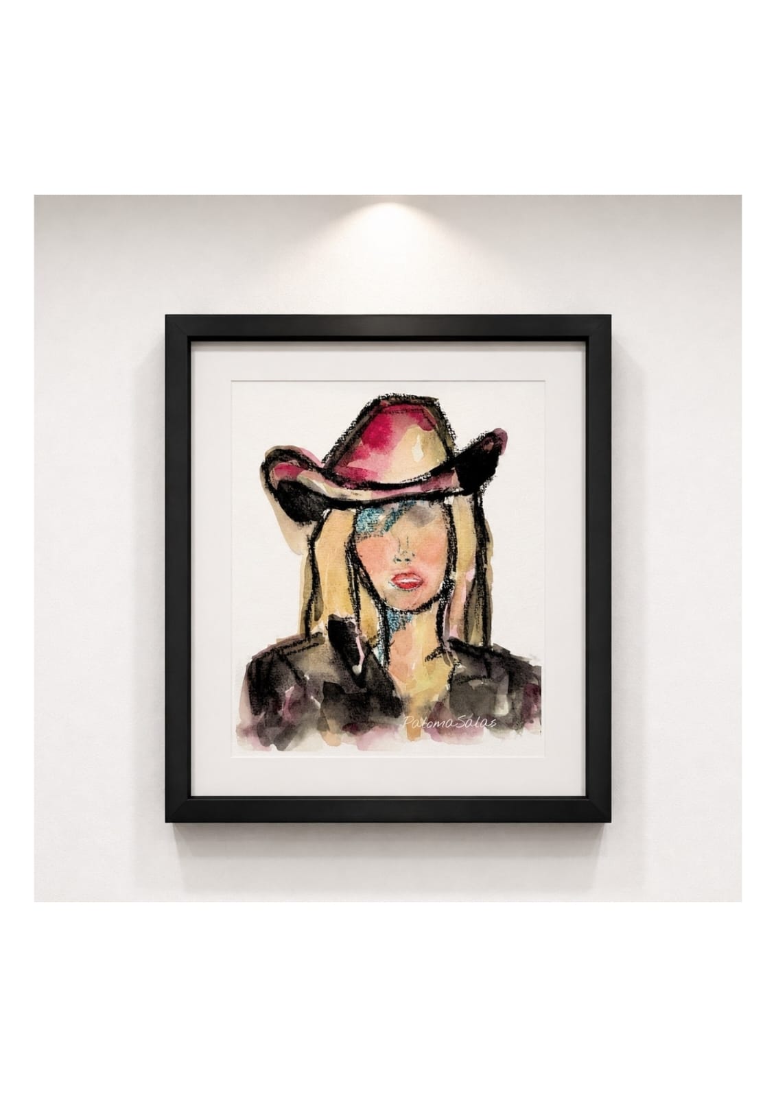 Cuadro Decorativo - Bajo el sombrero