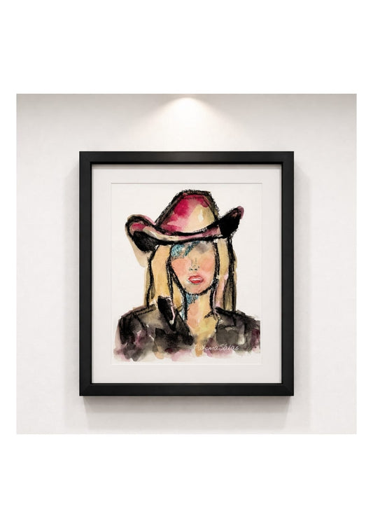 Cuadro Decorativo - Bajo el sombrero