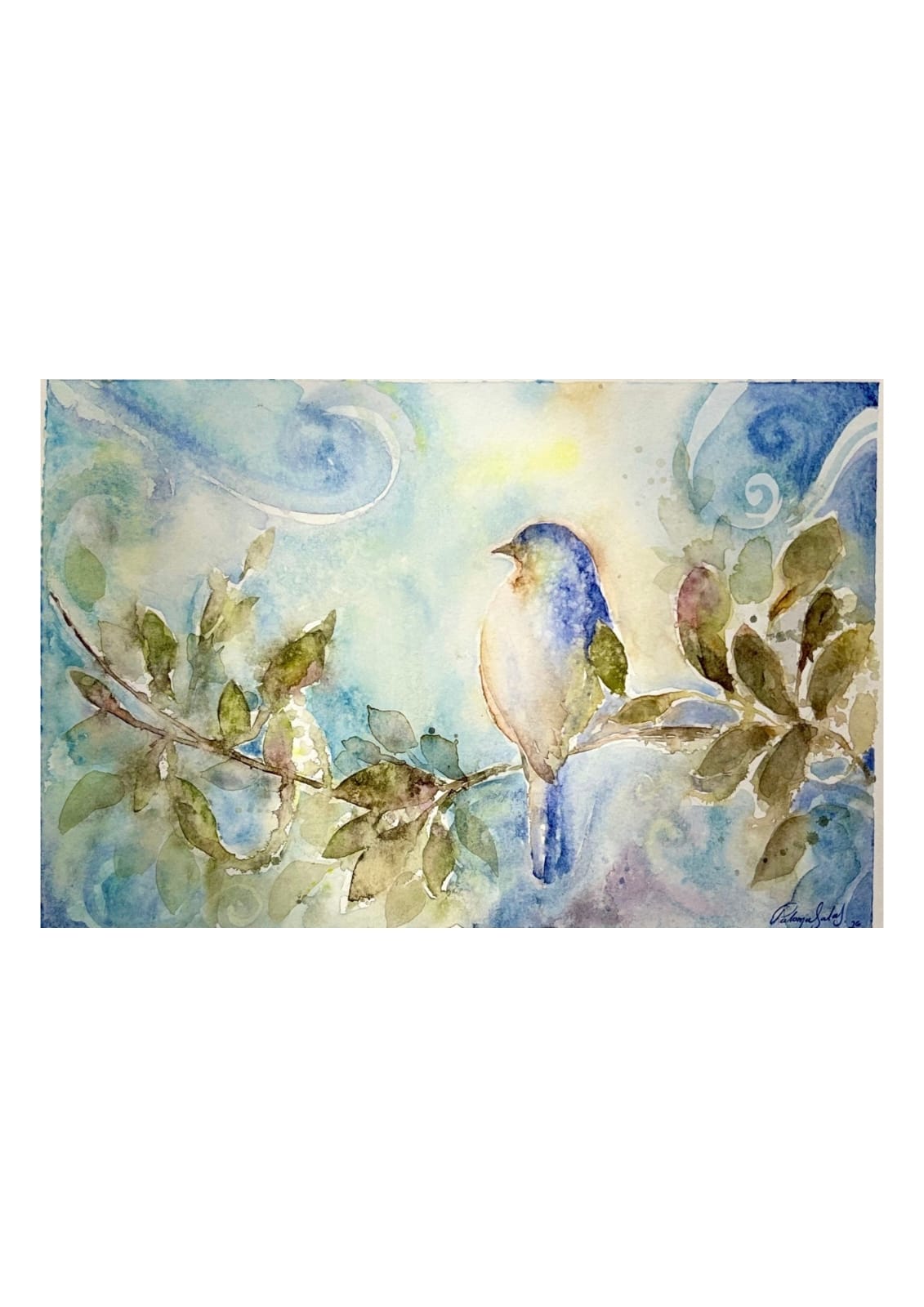 Cuadro Decorativo - Canto Azul