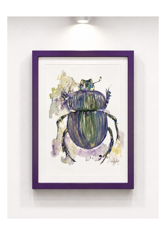 Cuadro Decorativo -Escarabajo iridiscente