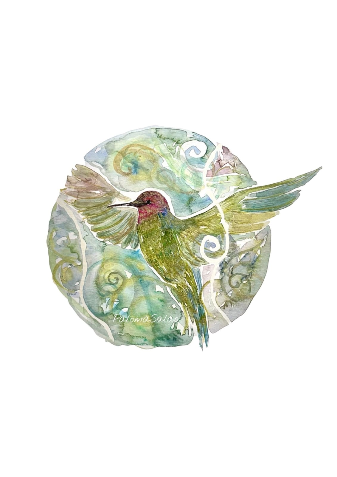 Cuadro Decorativo - Colibrí en vuelo