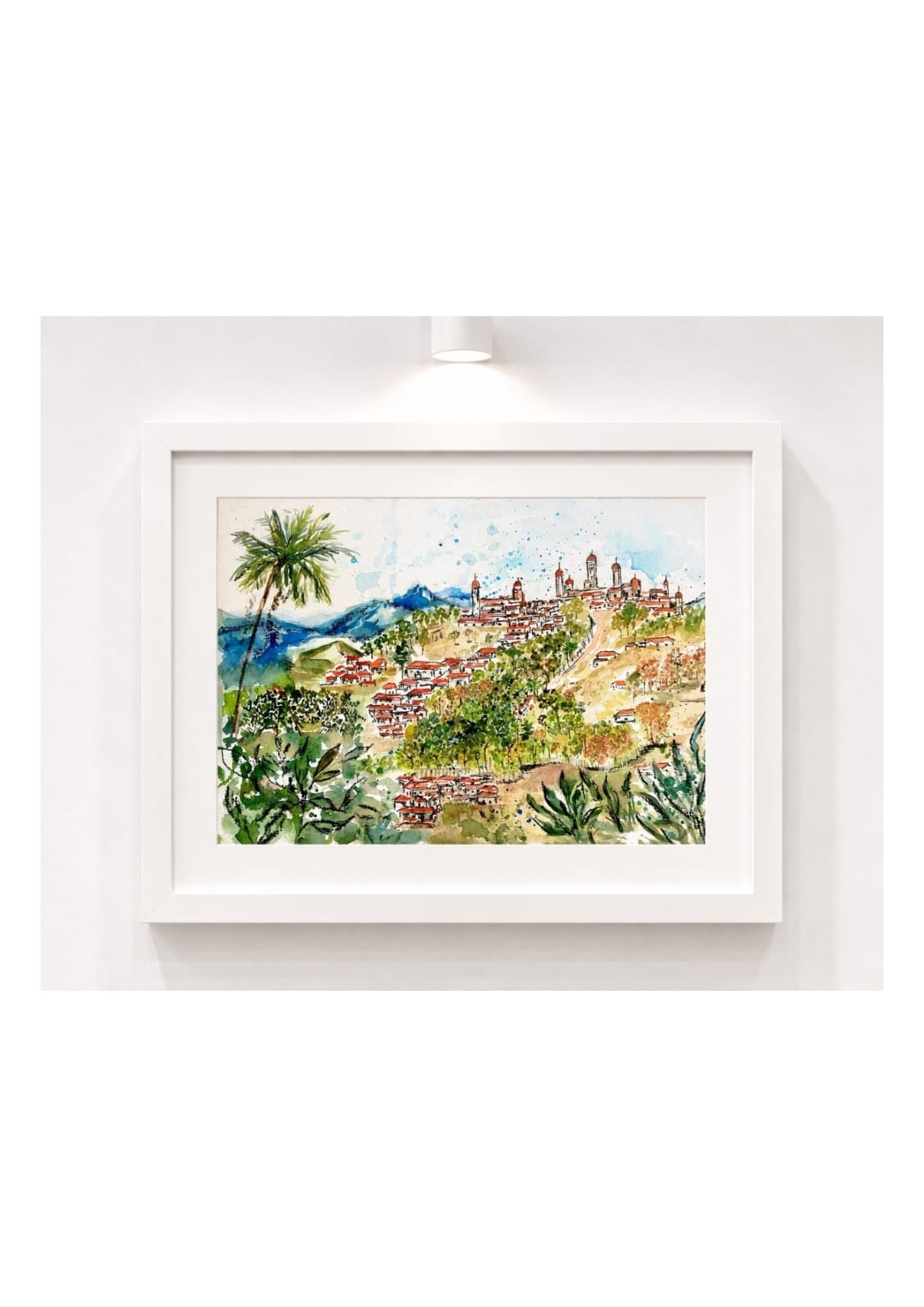 Cuadro Decorativo - Paisaje entre montañas