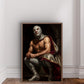 Obra de arte original - El Santo, el enmascarado de plata.