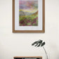 Paisaje montañoso con flores