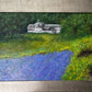 Paisaje con campo de lavanda