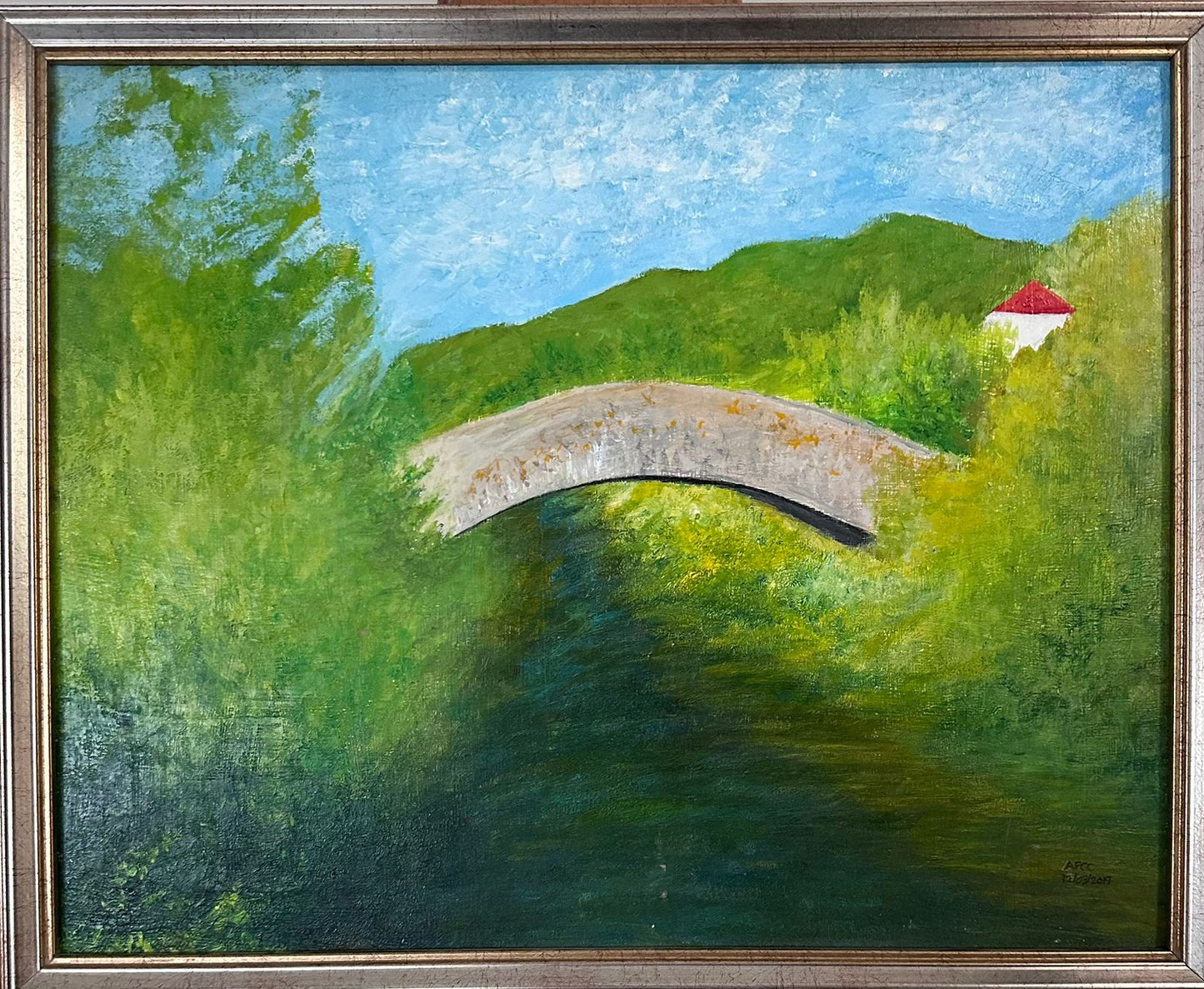 Paisaje con puente