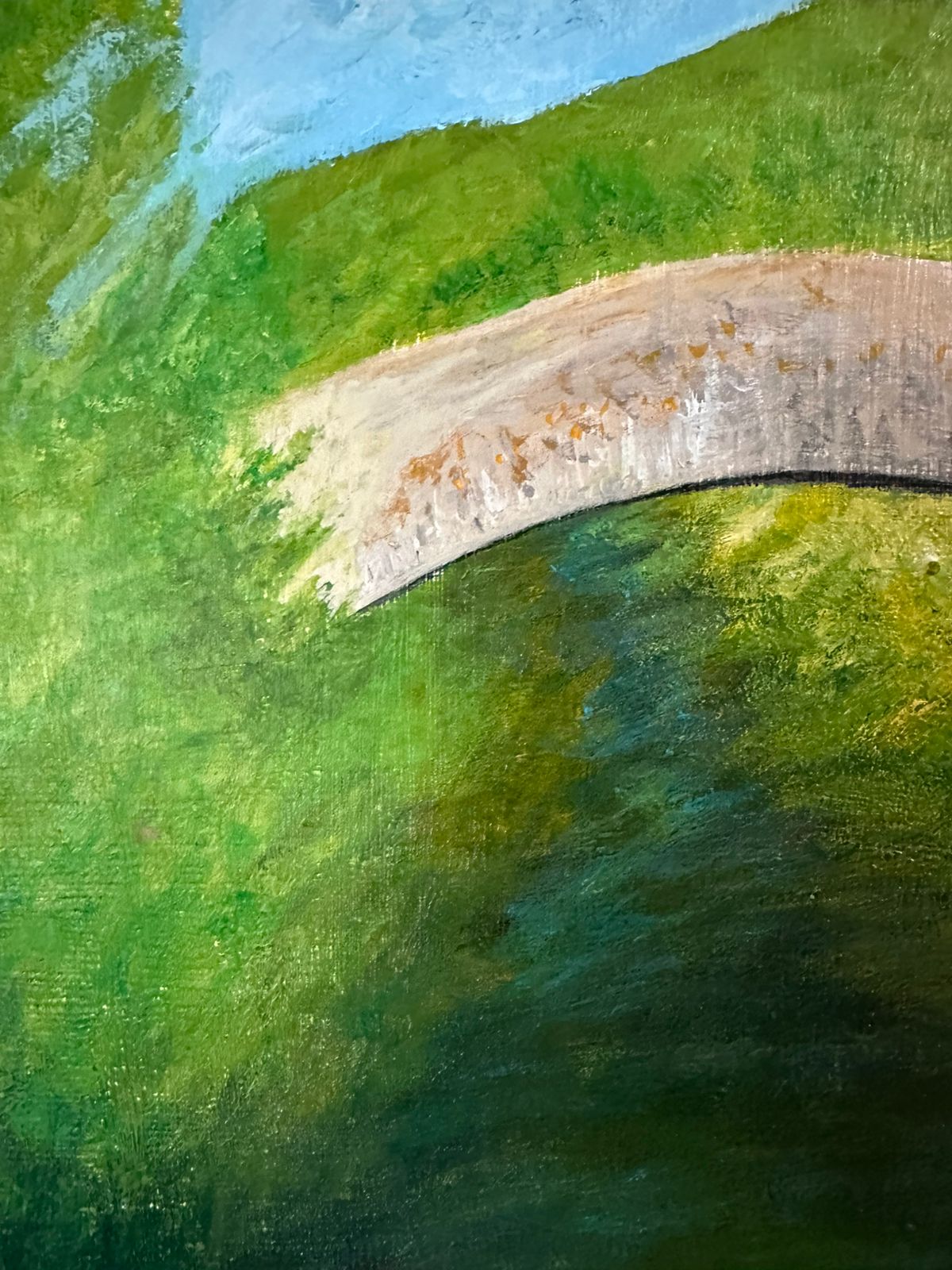 Paisaje con puente