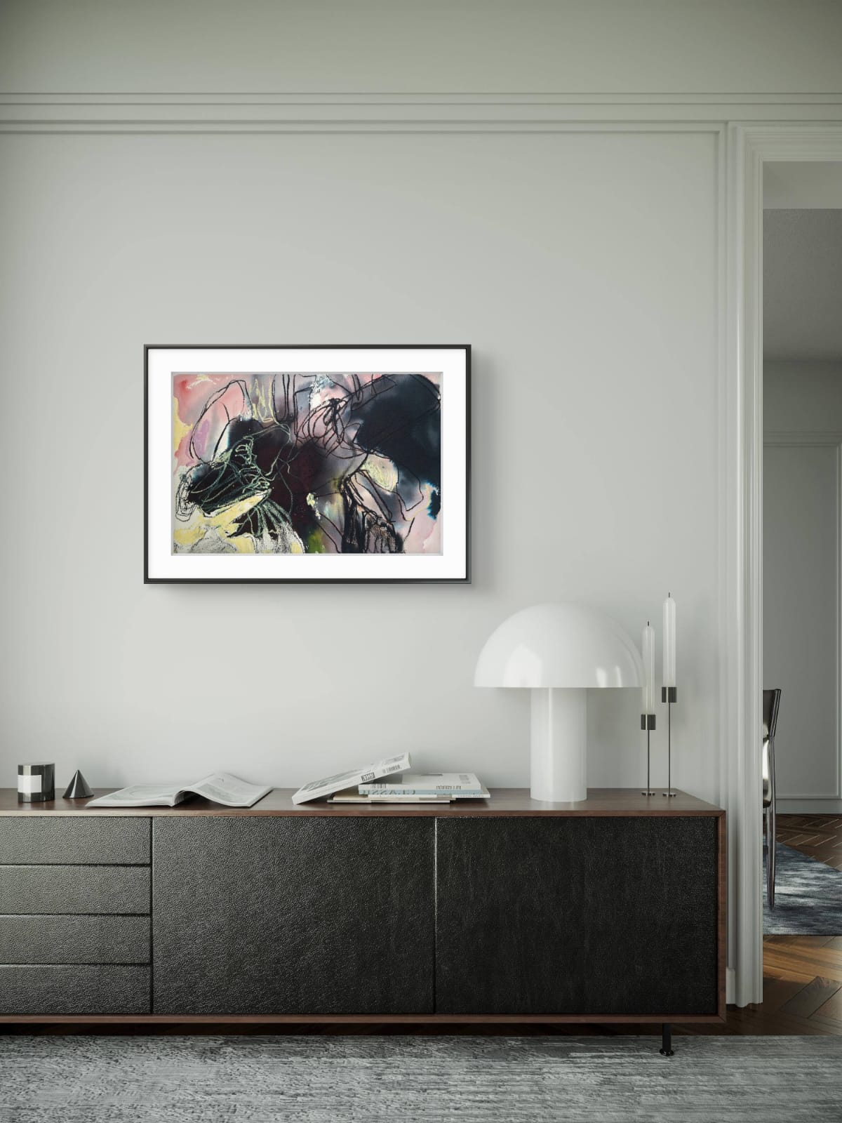 Pintura abstracta - Recuerdos de conversaciones