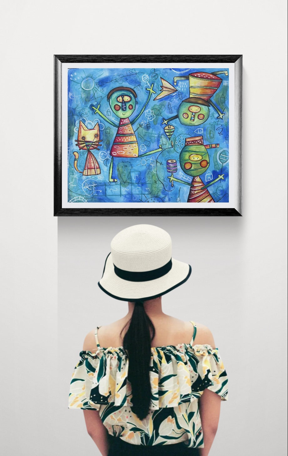Obra de Arte Original -El avioncito