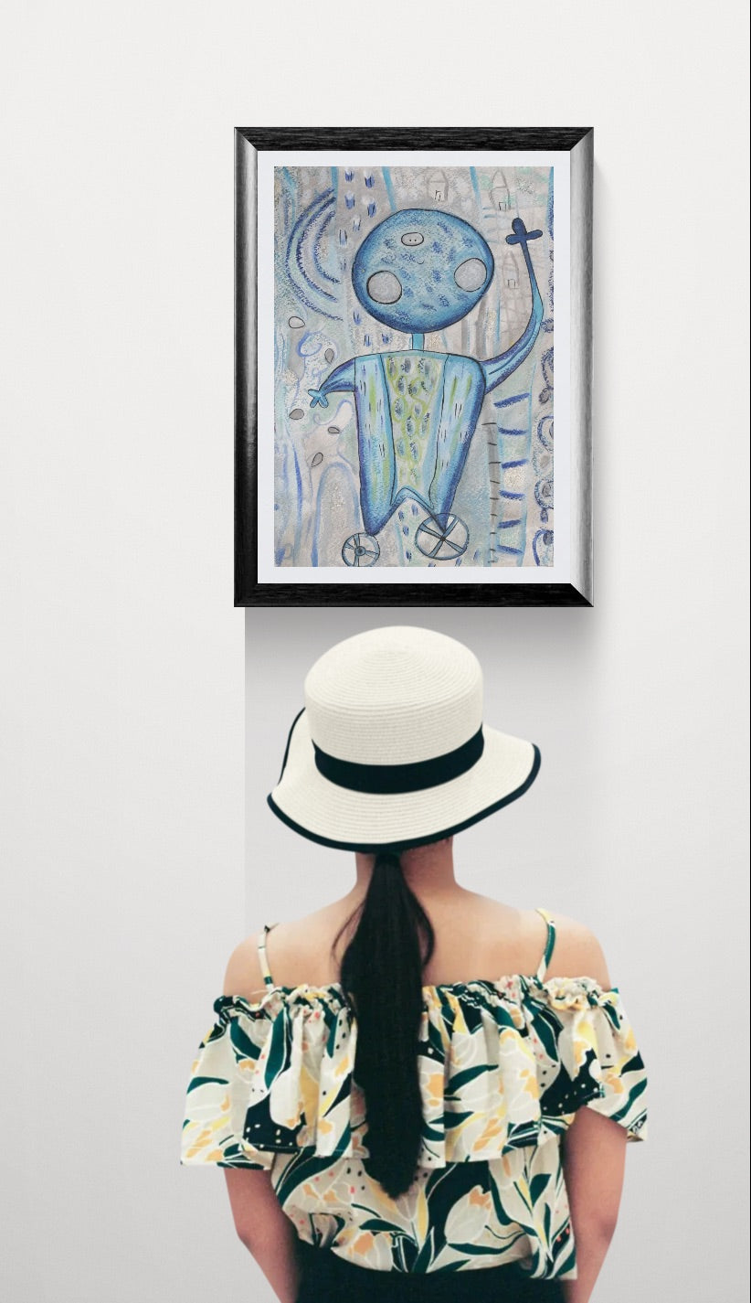 Obra de Arte Original - El Pequeño Gran Gigante