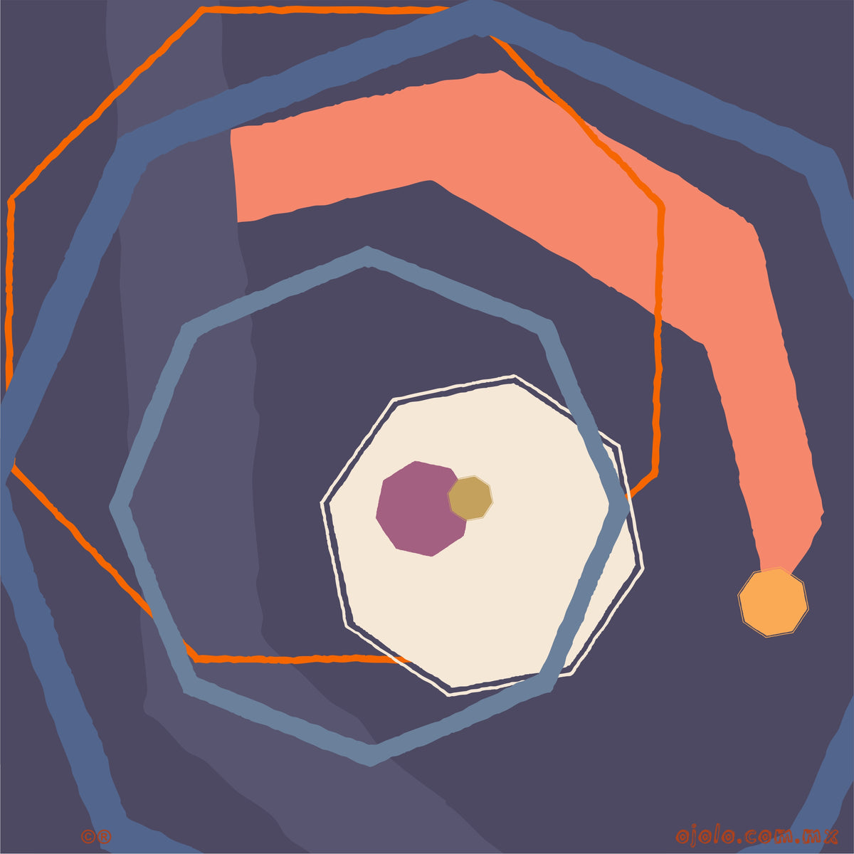 Arte contemporáneo — abstracto digital 6