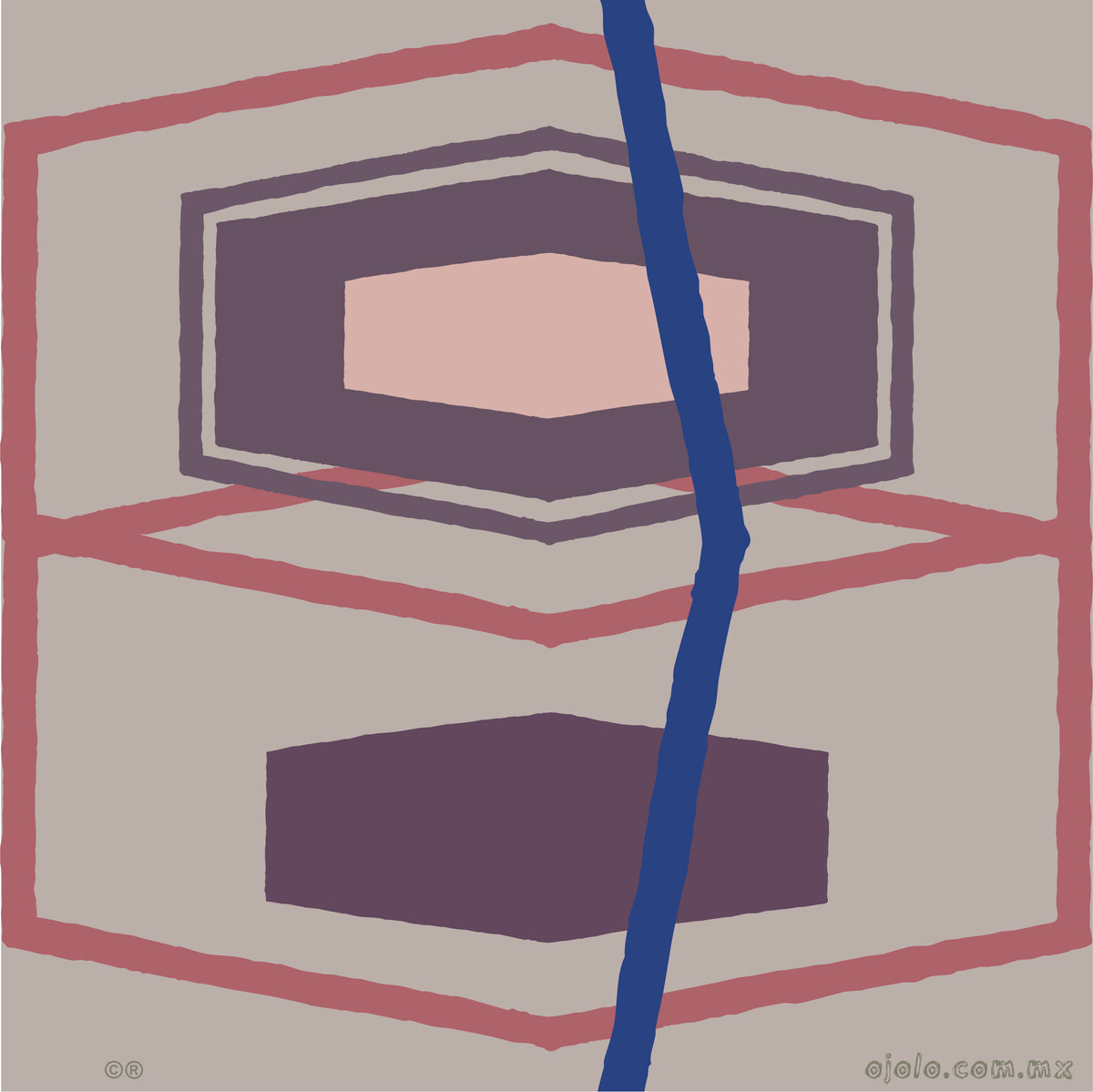 Arte contemporáneo — abstracto digital 6