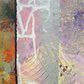 Políptico de diseño contemporáneo y texturas mixtas en formato alargado - Cuadro Abstracto - La Balconada