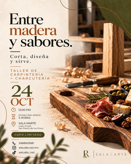Taller de Carpintería + Charcutería | Sala Marte