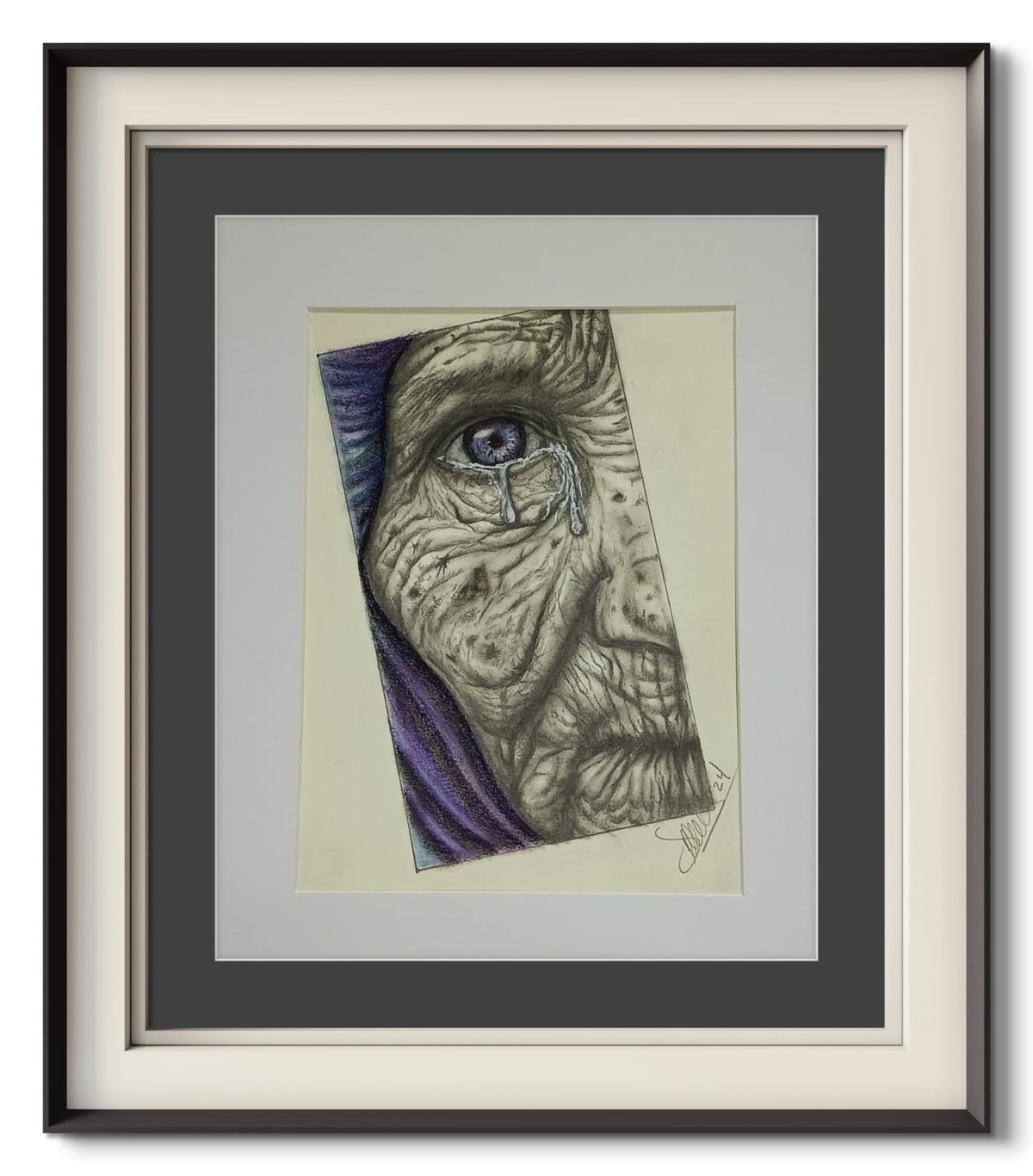 Cuadro decorativo - Azul profundo