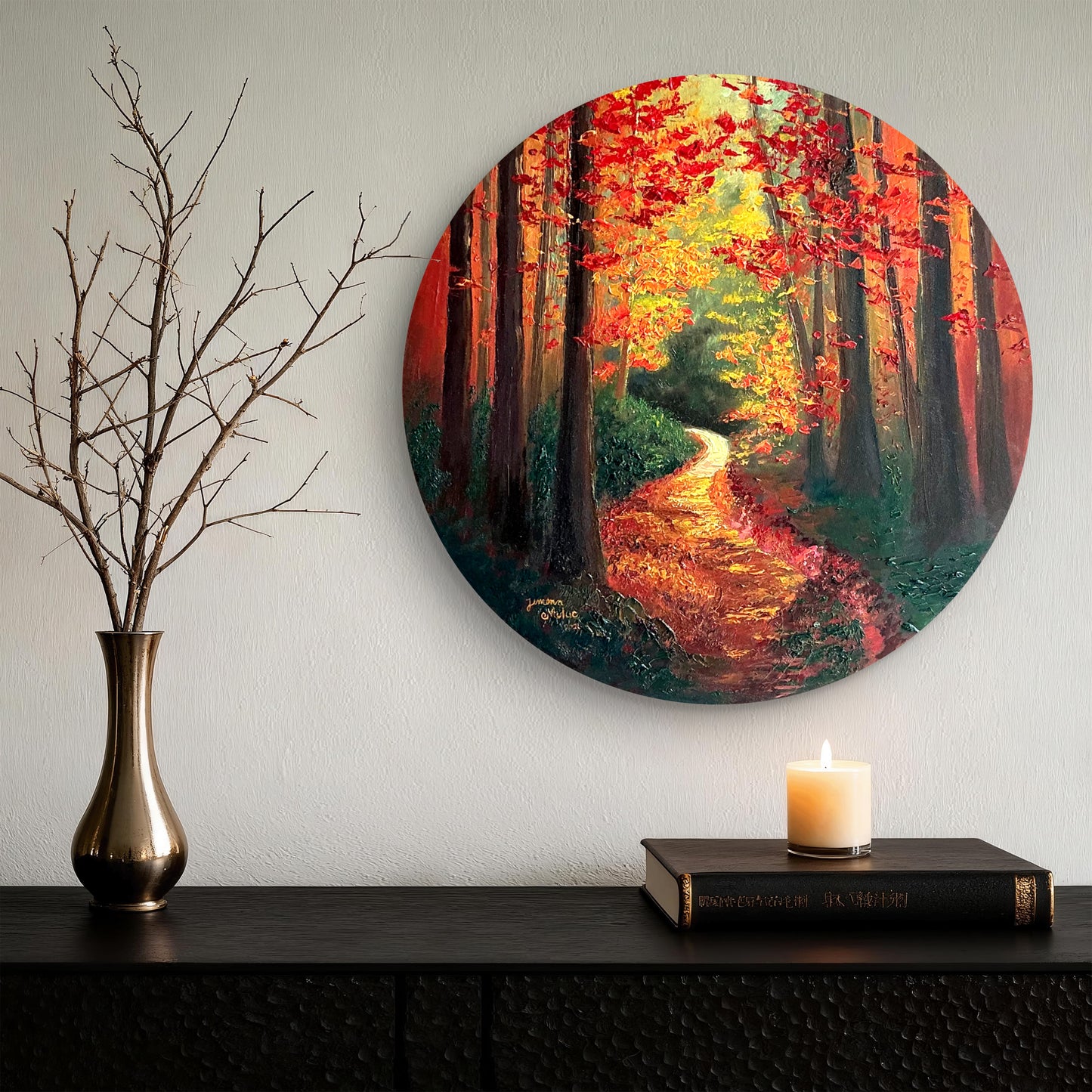 "Umbral" - Óleo con relieve - obra original