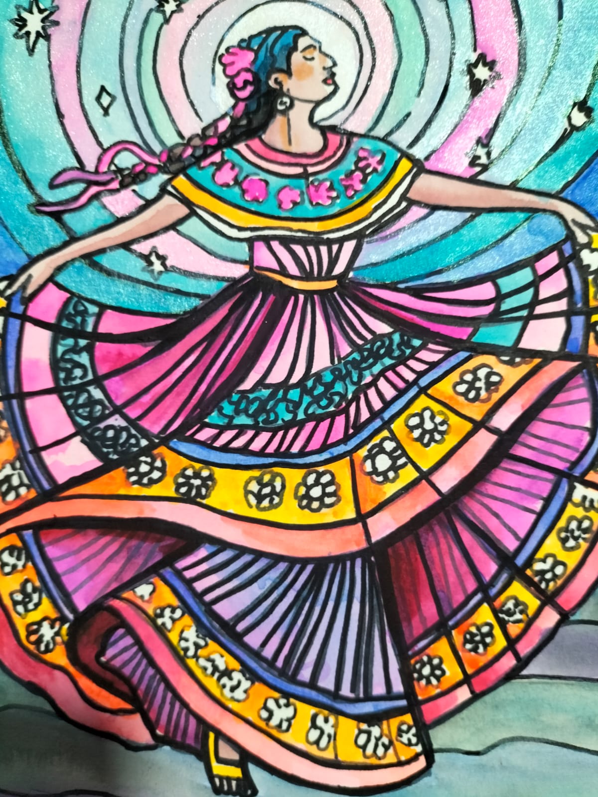 Obra de arte original-  Gratitud por ser